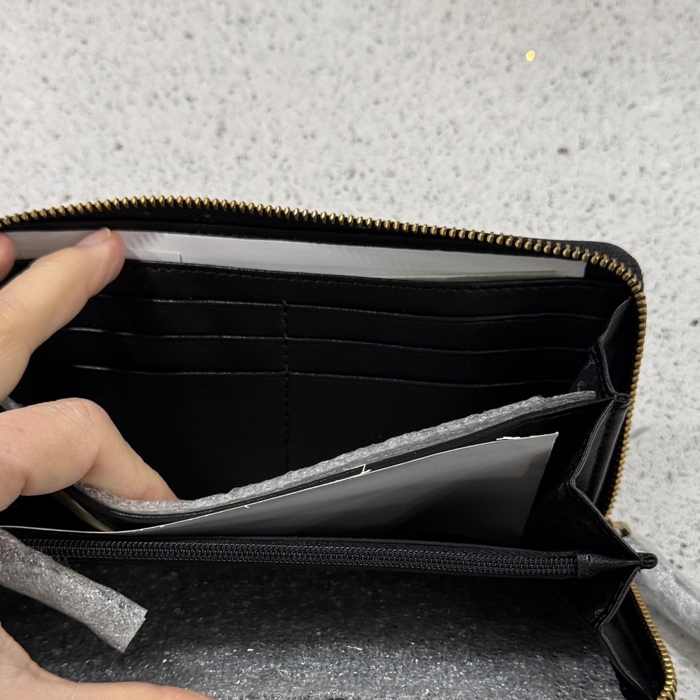 Kate Spade Black Pebbled Leather Wallet - Picture 6 of 7